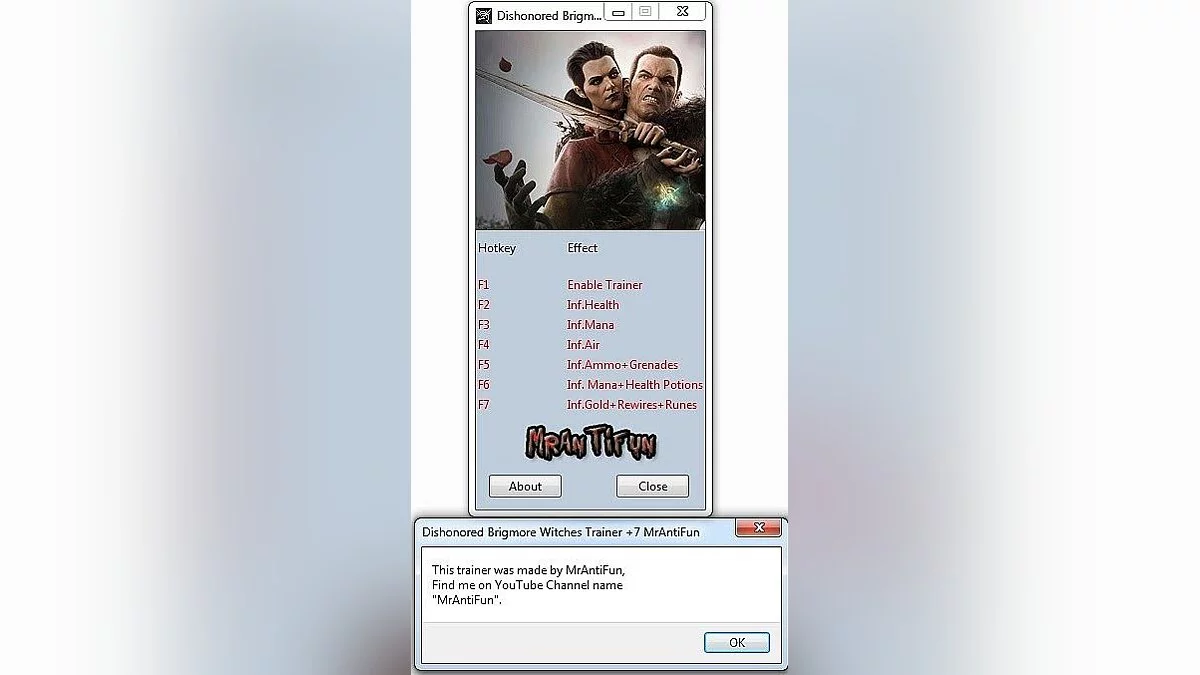 Dishonored — Трейнер / Trainer (+7) [1.4 / Update 4] [MrAntiFun]