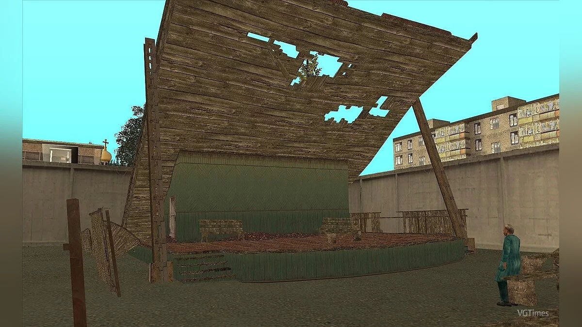 Grand Theft Auto: San Andreas — Сцена из S.T.A.L.K.E.R.