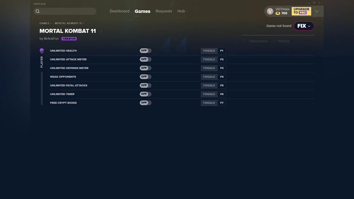 Mortal Kombat 11 — Трейнер (+7) от 28.11.2020 [WeMod]