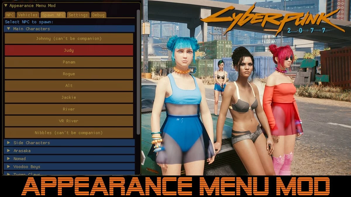 Appearance Menu Mod