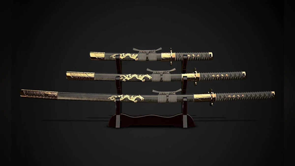 Blade and Sorcery — Набор японских мечей (в ножнах)