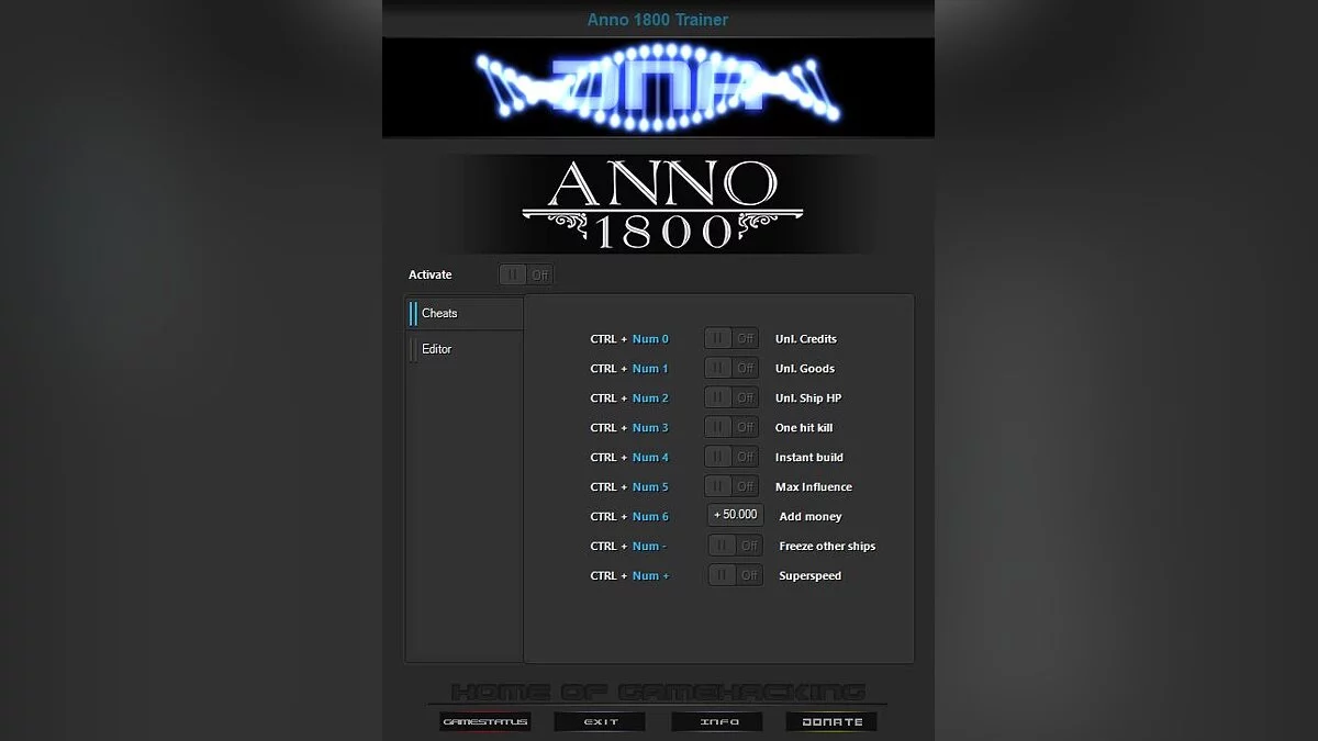 Anno 1800 — Трейнер (+9) [9.2.9726000 - 14.0.0.0 Fixed]