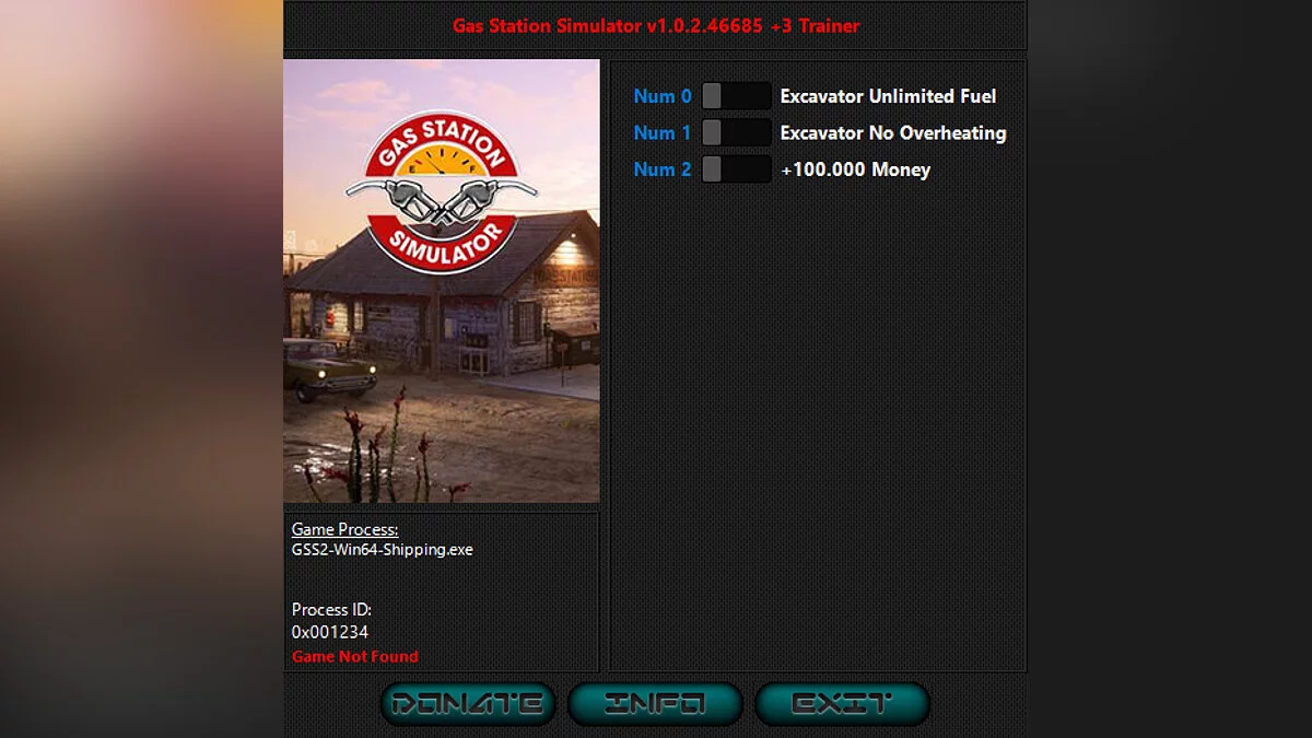 Gas Station Simulator — Трейнер (+3) [1.0.2.46685]