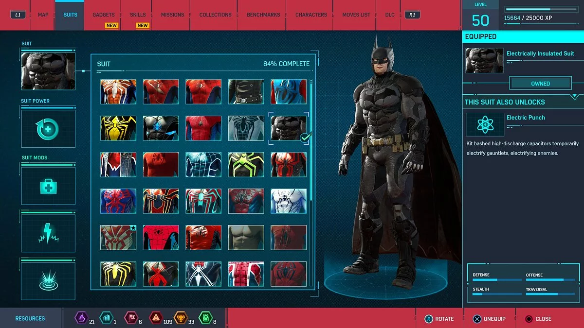 Marvel's Spider-Man Remastered — Бэтмен из игры Arkham Knight