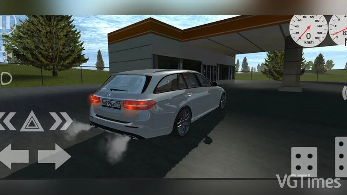 Simple Car Crash Physics Sim — Mercedes E350 (универсал)