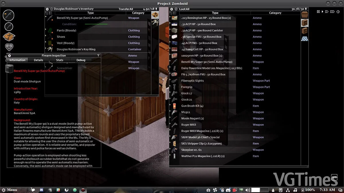 Project Zomboid — Новое и улучшенное оружие