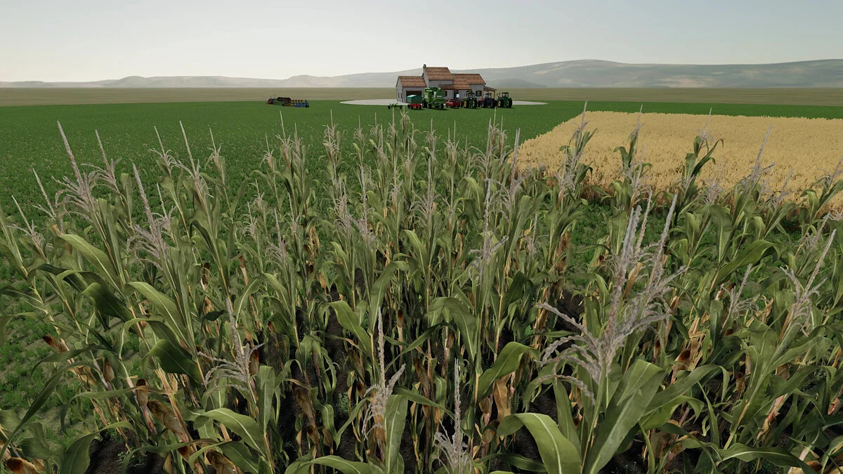 Farming Simulator 22 — Пустая плоская стартовая карта