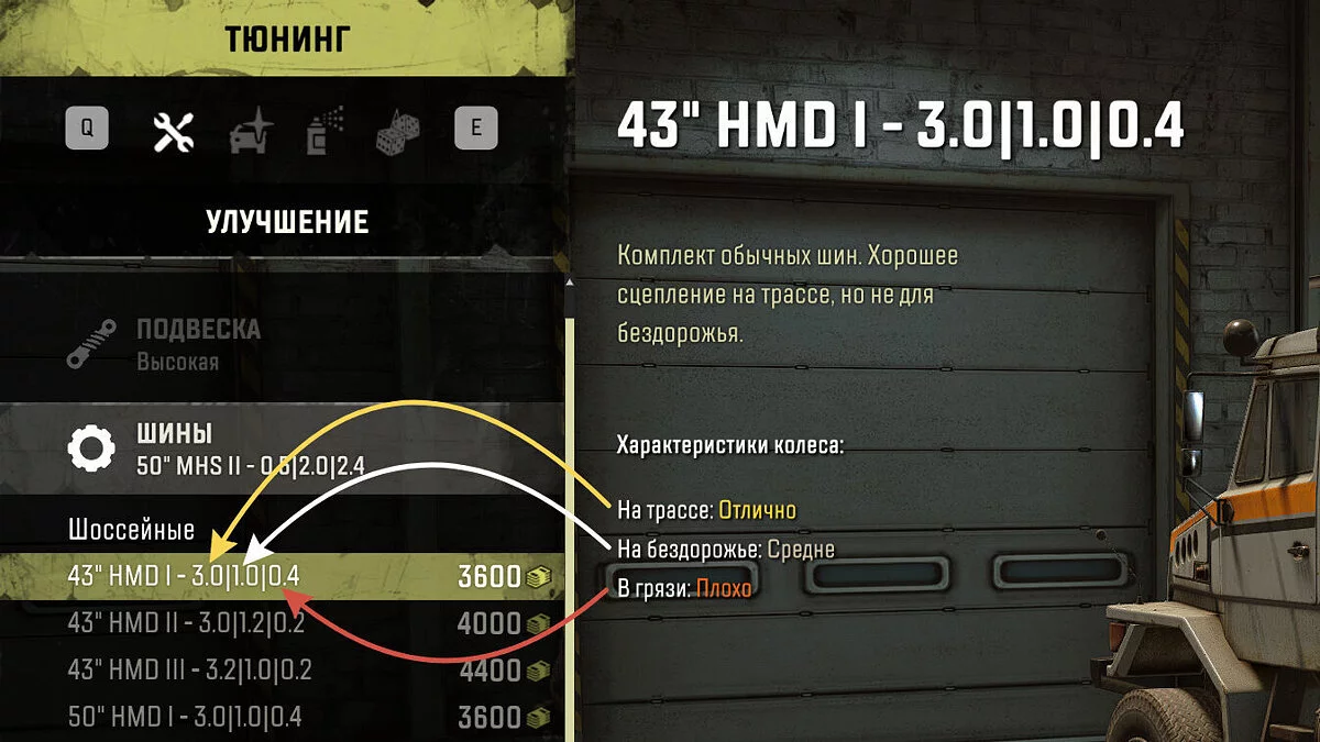 SnowRunner — Характеристики шин и вес грузов плюс / Tires and Cargo Mod Plus [v2.14]