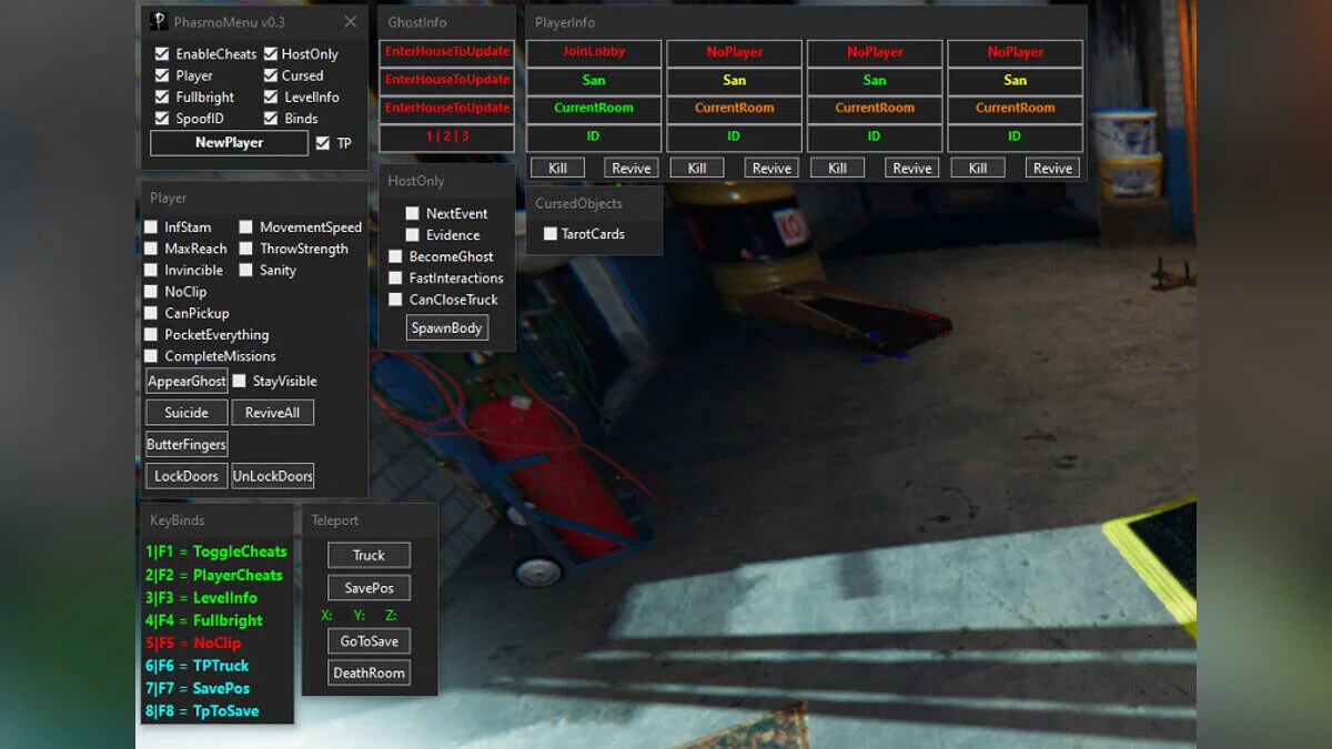 Phasmophobia — Трейнер для Cheat Engine [UPD: 24.02.2024]