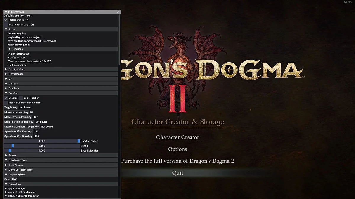 Dragon's Dogma 2 — REFramework