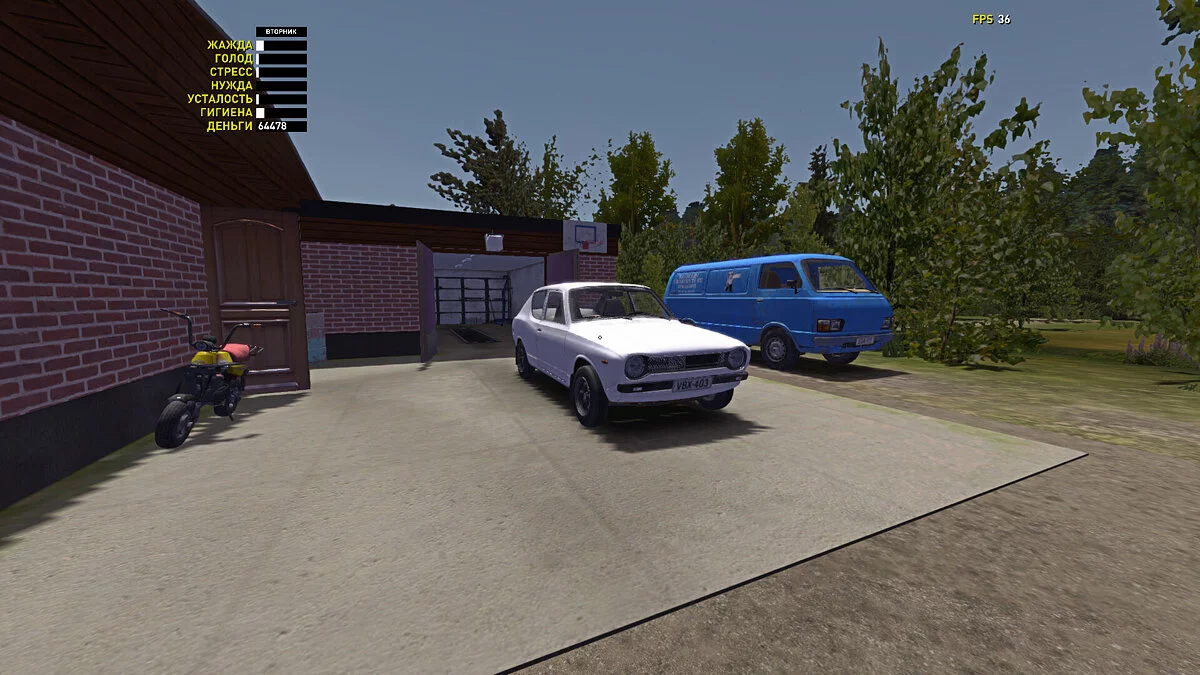 My Summer Car — Сток Сатсума, сабвуфер и 60 тысяч марок