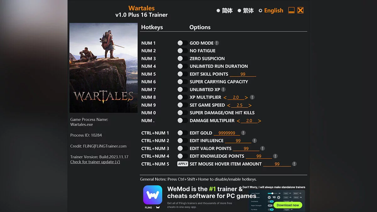 Wartales — Трейнер (+16) [UPD: 22.04.2024]