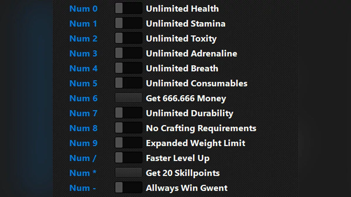 Трейнер (+13) [4.04 / DirectX 11/12 - Hotfix]