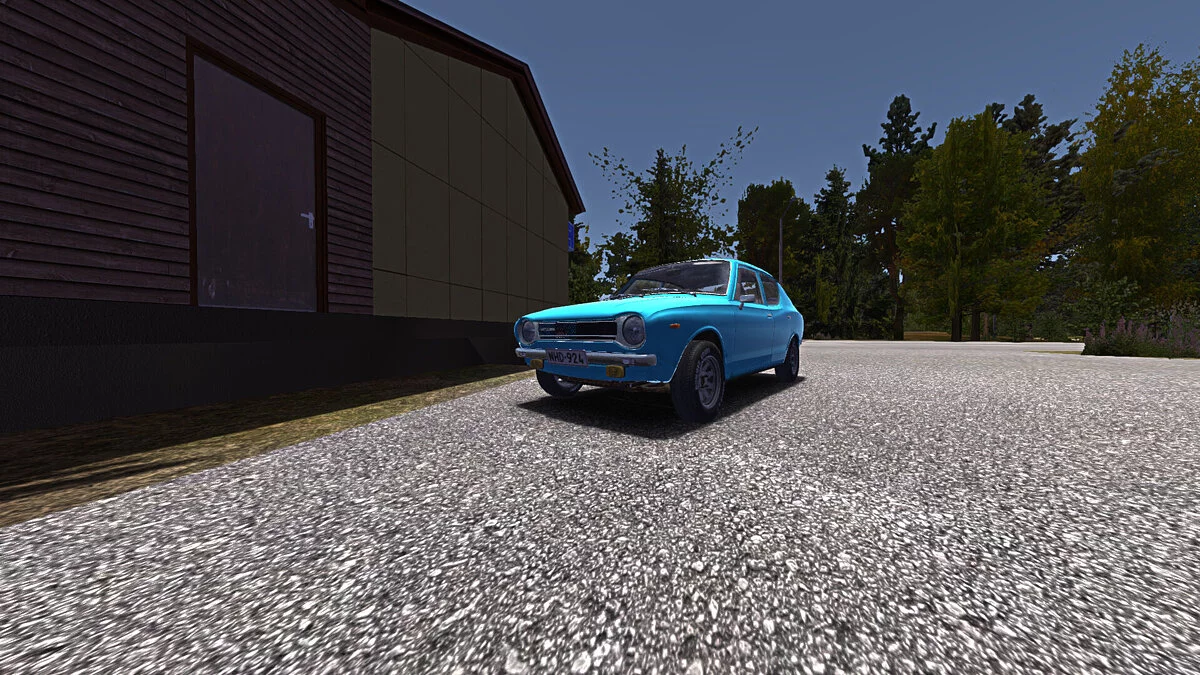My Summer Car — Стоковая голубая Сатсума с сабвуфером