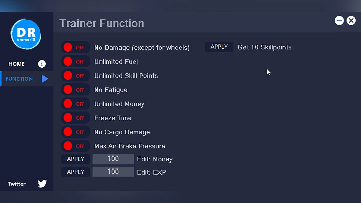Euro Truck Simulator 2 — Трейнер (+11) [Game Version: 1.55.1.5] 25.08.25