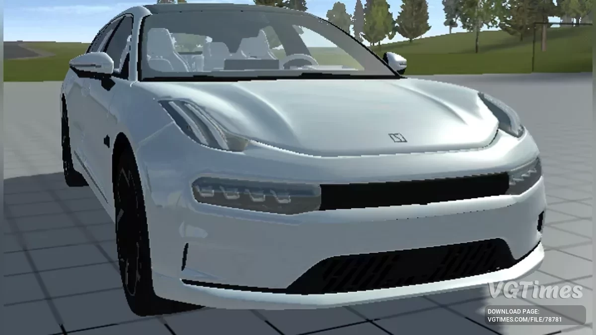 Simple Car Crash Physics Sim — Zeekr 001