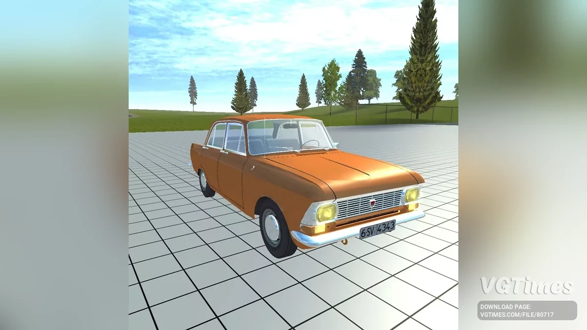 Simple Car Crash Physics Sim — Москвич 412