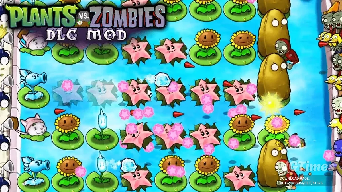 Plants vs. Zombies — Community DLC Mod — новые растения, зомби и мини-игры [2.2]
