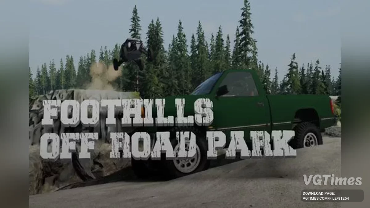 BeamNG.drive — Foothills Off-Road Park v2.1 (0.34.x)