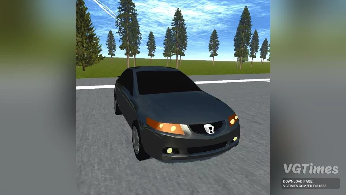 Simple Car Crash Physics Sim — Honda Accord TSX