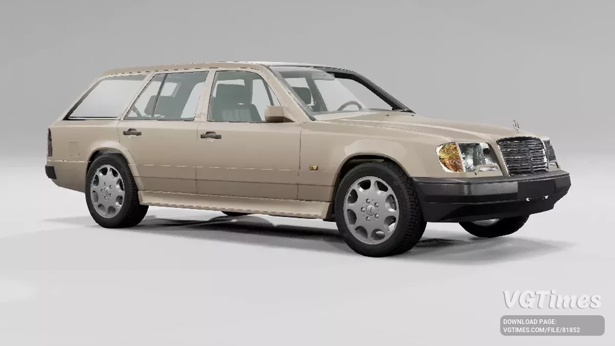 BeamNG.drive — Mercedes-Benz E-Class (S124) v1.0 (0.34.x)