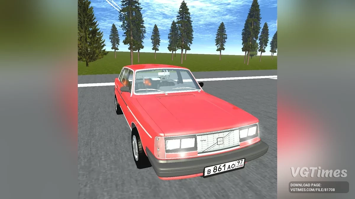 Simple Car Crash Physics Sim — Volvo 244