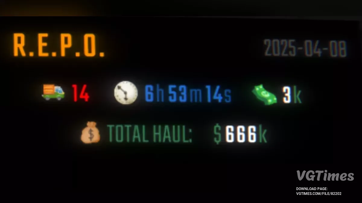 R.E.P.O. — 14 лвл, 6.5 часа