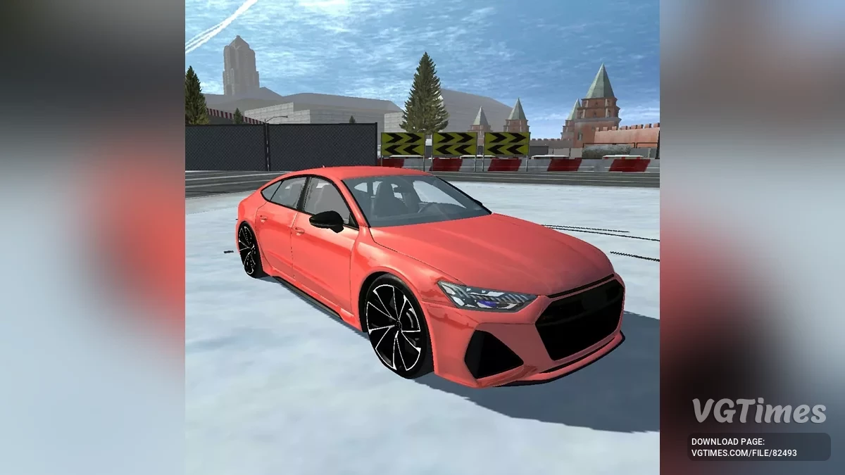 Simple Car Crash Physics Sim — Audi RS7 C8 (2021)