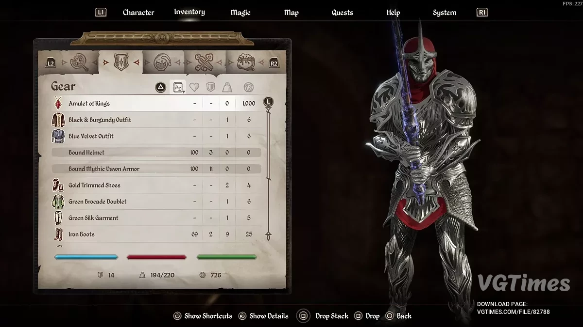 The Elder Scrolls 4: Oblivion Remastered — Броня "Мифического рассвета"