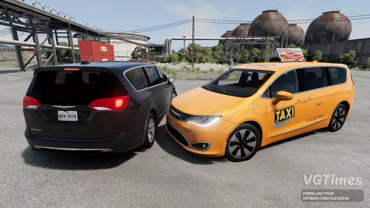 BeamNG.drive — Chrysler Pacifica (with Hybrid Powertrain) 2020-2017 v2.0 (0.35.x)