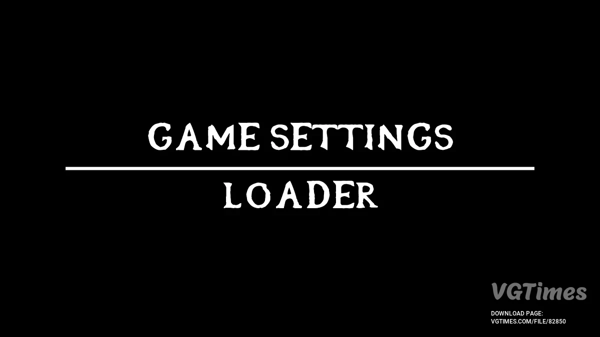 The Elder Scrolls 4: Oblivion Remastered — Game settings loader