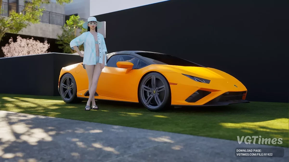 inZOI — Lamborghini Huracan Evo 2021 (украшение)