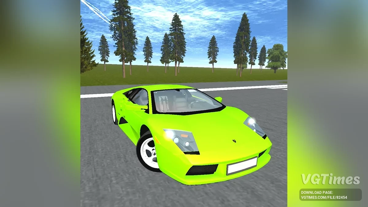 Simple Car Crash Physics Sim — Lamborghini Murciélago 2001