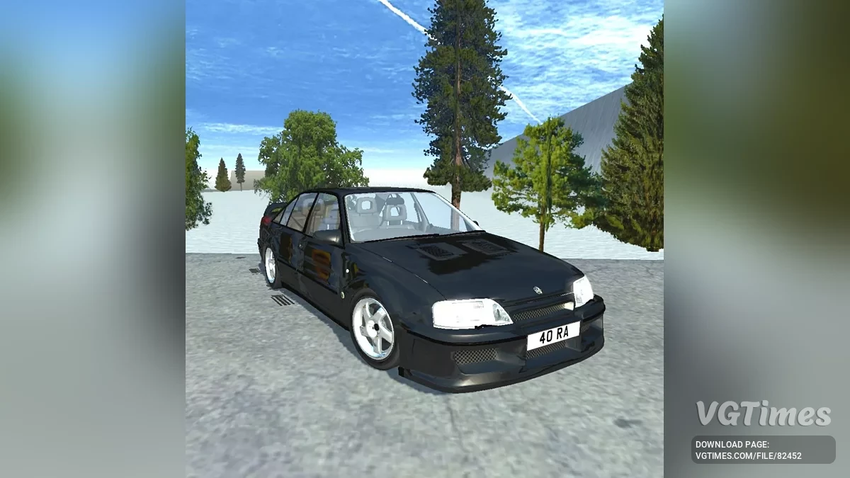 Simple Car Crash Physics Sim — Lotus Carlton