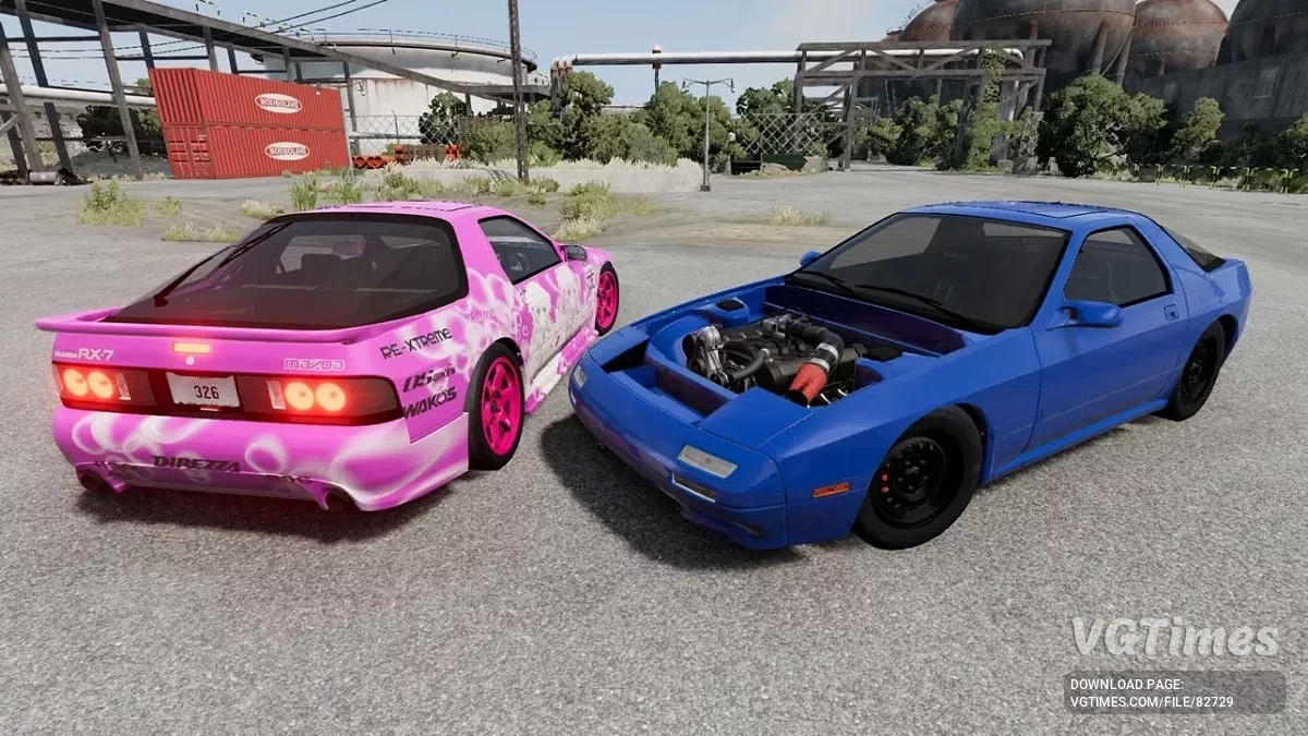 BeamNG.drive — Mazda RX-7 SAVANNA (FC) v1.0 (0.35.x)