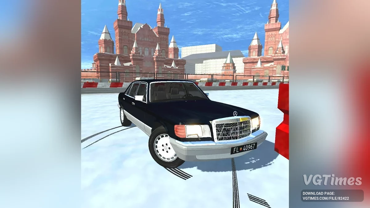 Simple Car Crash Physics Sim — Mercedes Benz 560 SEL W126