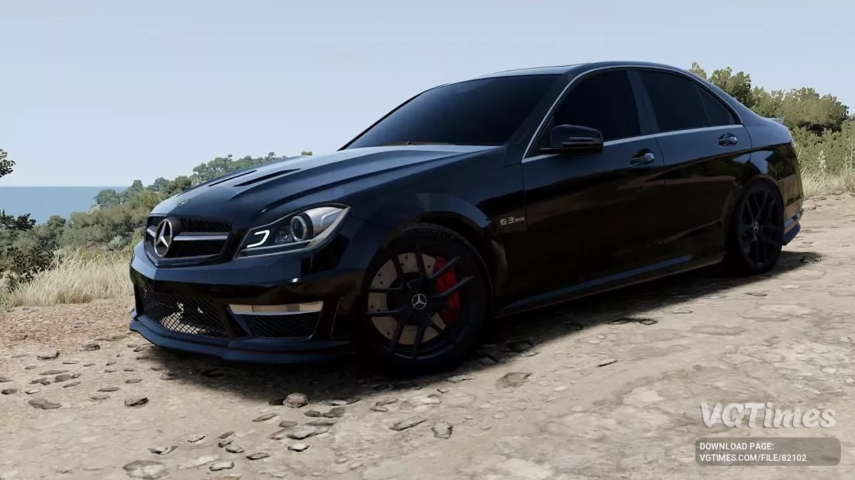 BeamNG.drive — Mercedes-Benz C-Class (W204) v1.0 (v0.35.x)