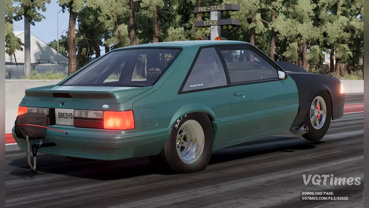 BeamNG.drive — Mustang Foxbody Dragstar v1.0 (0.35.x)