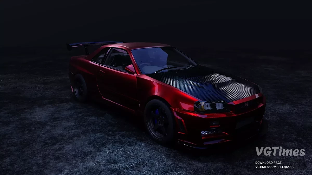 BeamNG.drive — Nissan Skyline GTR (R34) v2.0 (0.35.x)