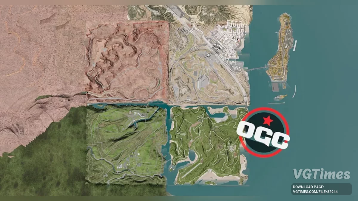 BeamNG.drive — OGC TWO - The Ultimate Map v1.5.2 (0.35.x)