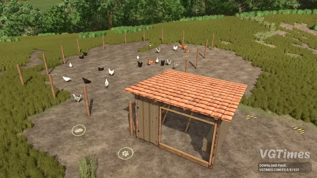Farming Simulator 25 — Открытый курятник