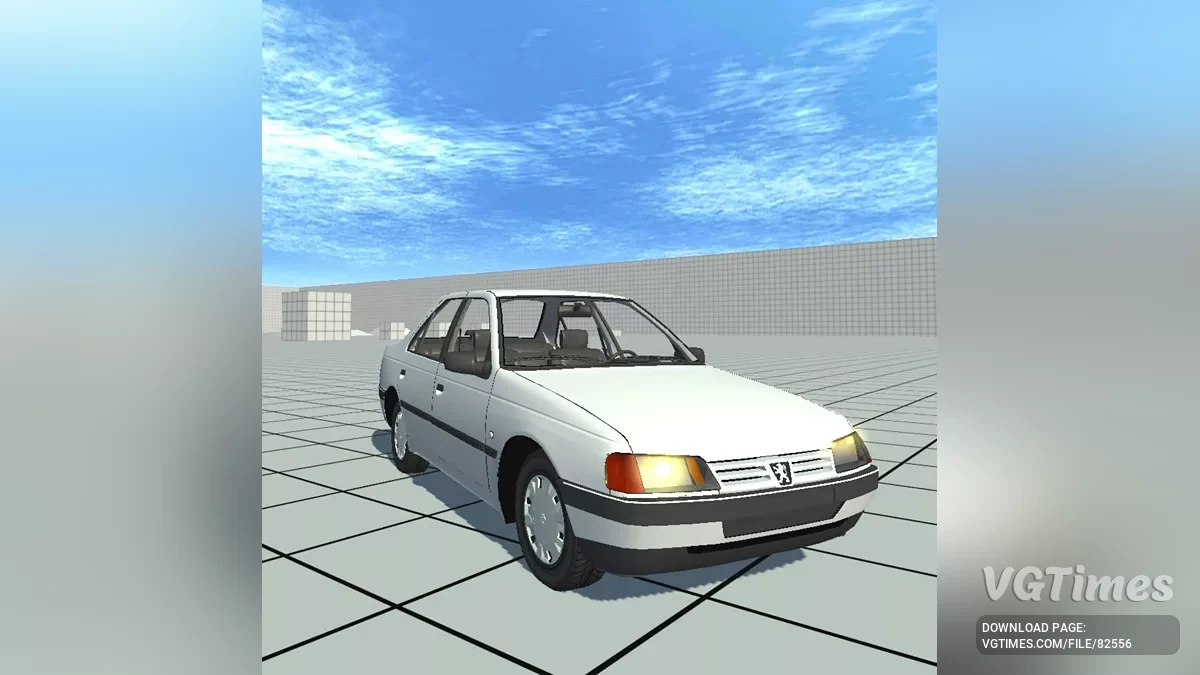 Not Simple Car Crash — Peugeot 405GLX