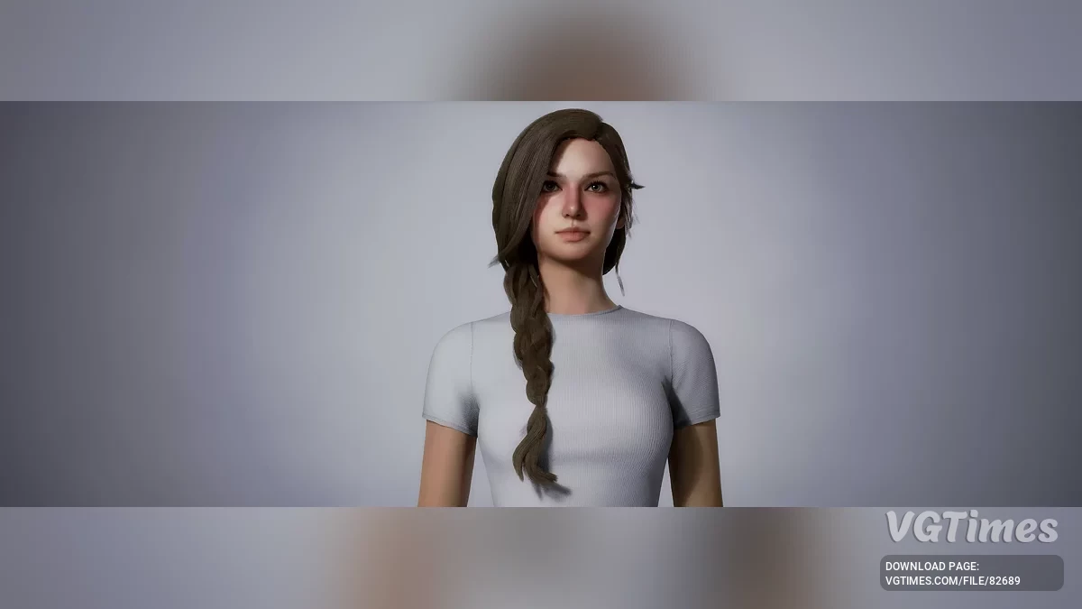 inZOI — Простая прическа с боковой косой