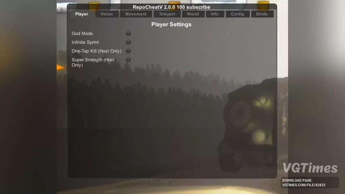 R.E.P.O. — Чит-Мод +64 с бессмертием и Wall Hack [UPD: 13.04.2025]