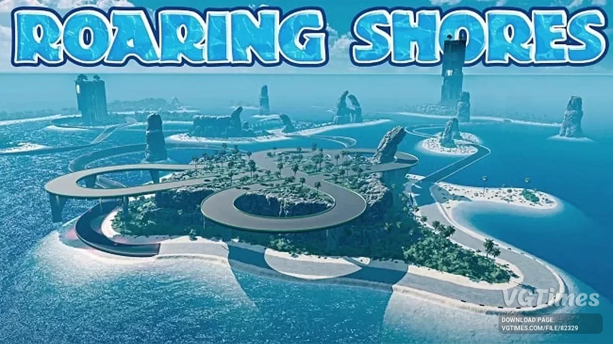 BeamNG.drive — Realm Racing Roaring Shores v1.0 (0.35.x)