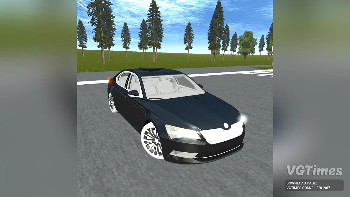 Simple Car Crash Physics Sim — Skoda Superb Stage2