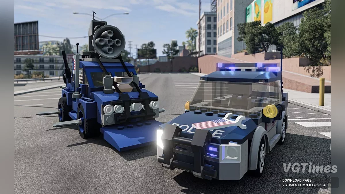 BeamNG.drive — Toy Building Block Car & Trailer (0.35.x)