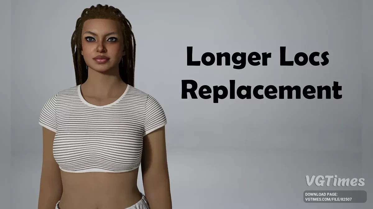 inZOI — Замена более длинных локонов