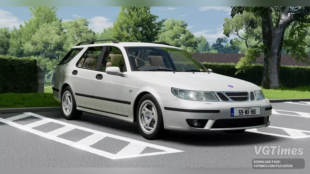 BeamNG.drive — 2001-2005 Saab 9-5 Sport Combi v1.5 (0.35.x)