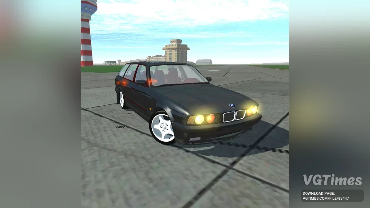 Simple Car Crash Physics Sim — Bmw M5 E34 Wagon